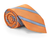Decker Orange Stripe Tie
