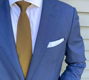 Adams Gold Circle Neat Tie