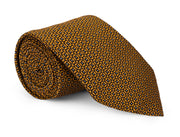 Adams Gold Circle Neat Tie