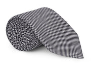 Benton Black & White Houndstooth Tie