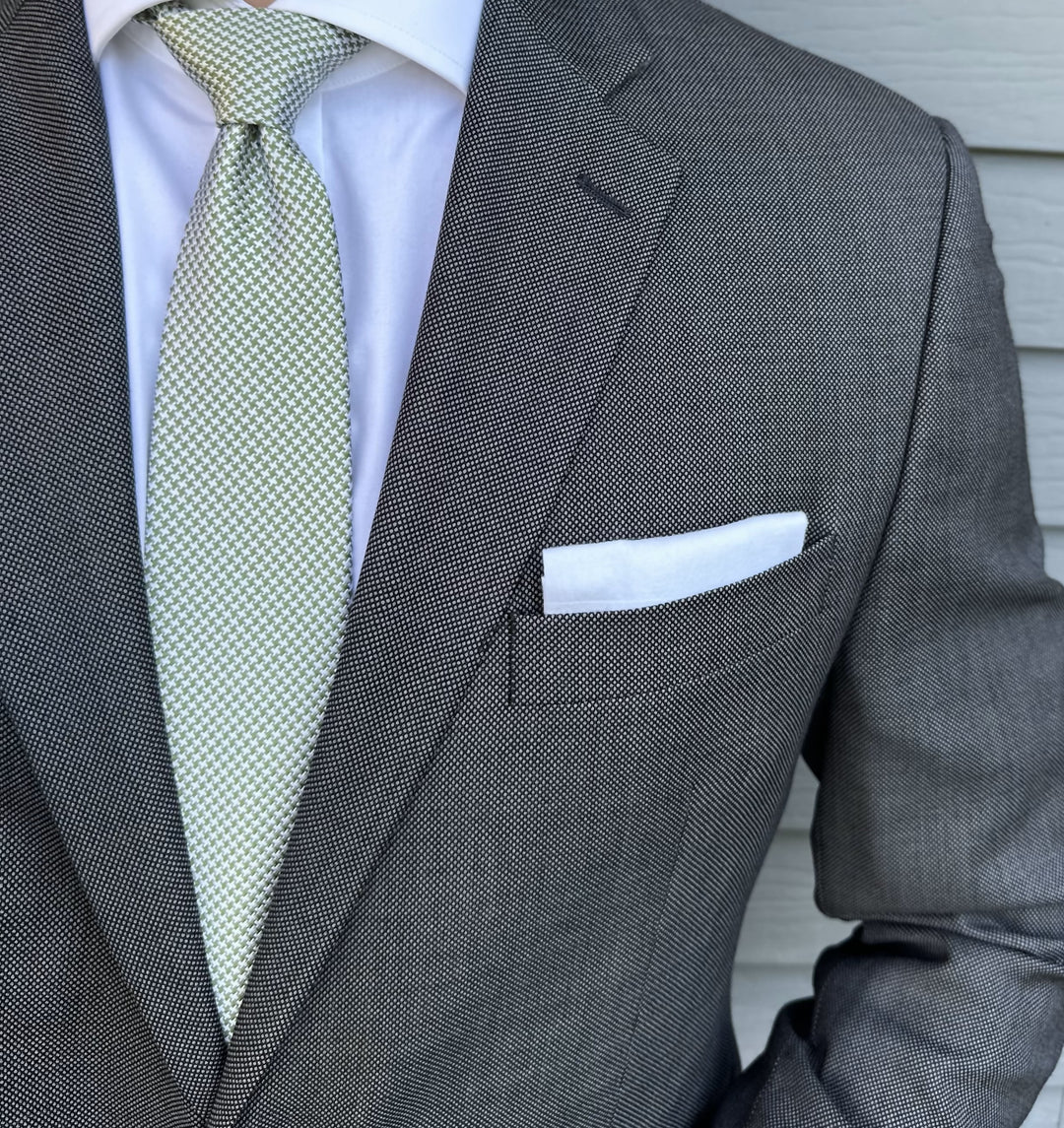 Benton Green Houndstooth Tie