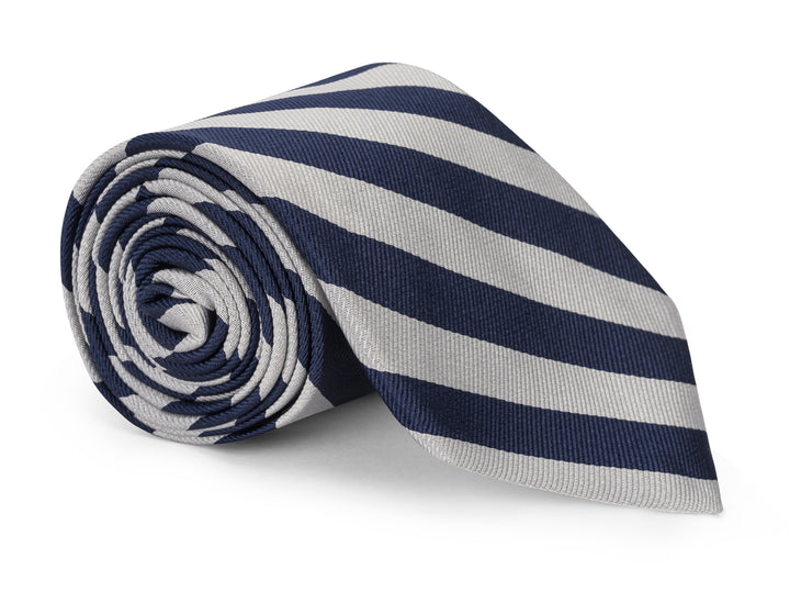 Bergen Silver Stripe Tie