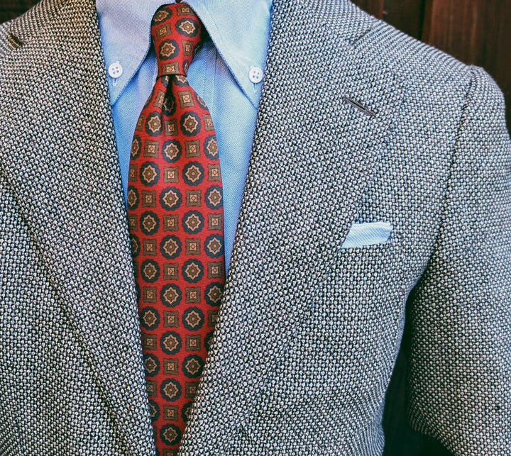 Sullivan Red Medallion Tie