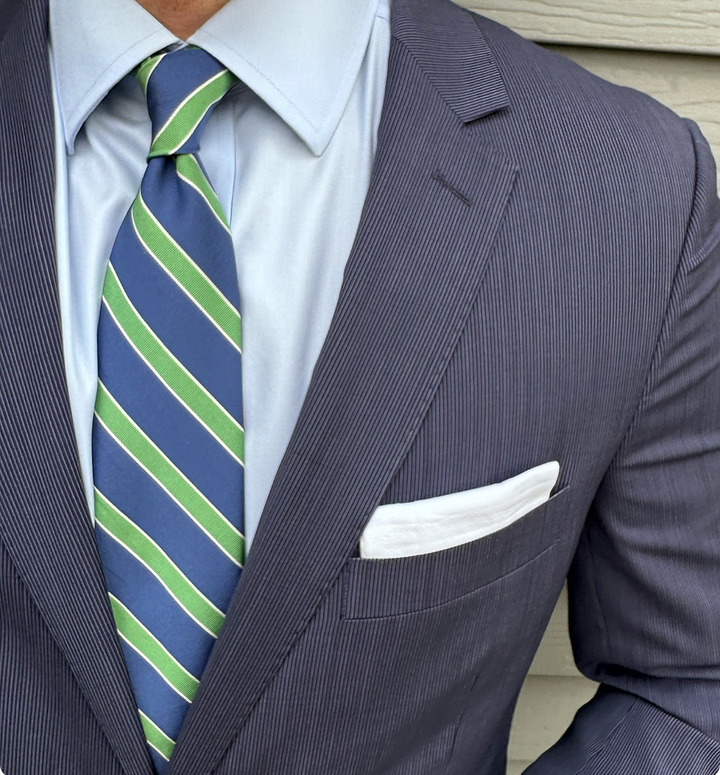 Collins Blue Mogador Stripe Tie