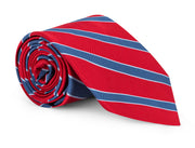Collins Red Mogador Stripe Tie