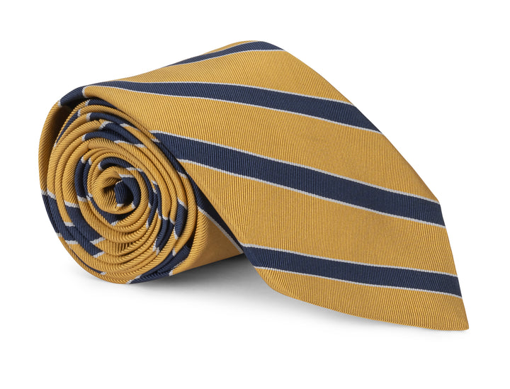 Collins Yellow Mogador Stripe Tie