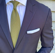 Collyer Moss Green Foulard Tie