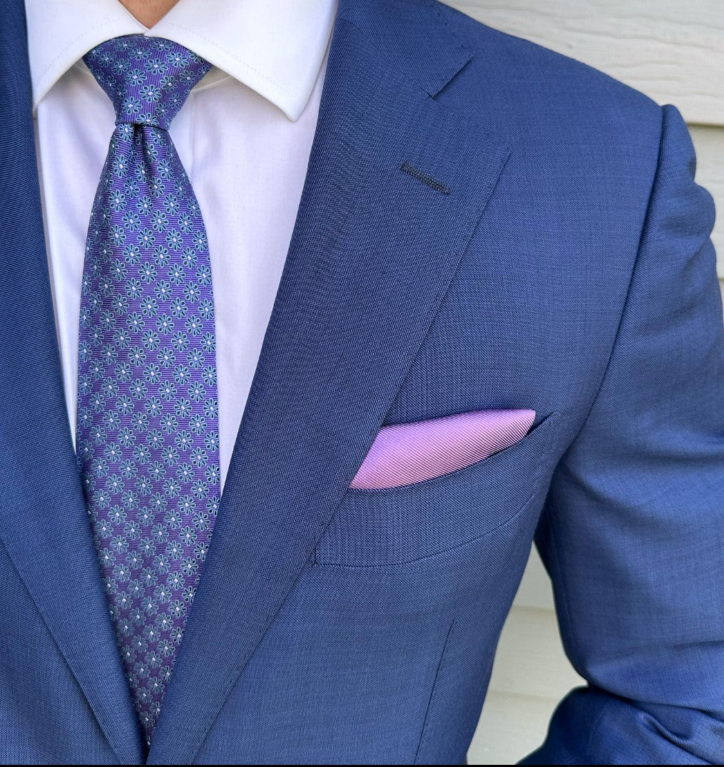 Cooper Purple Foulard Tie
