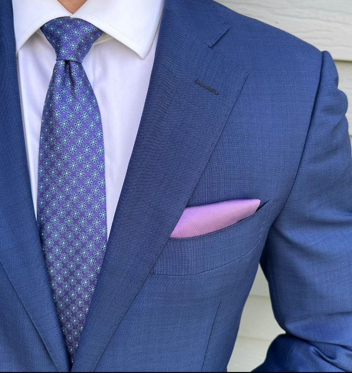 Cooper Purple Foulard Tie