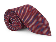 Ellis Red Semi Solid Tie
