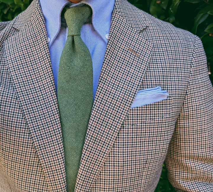 Hillman Olive Solid Tie