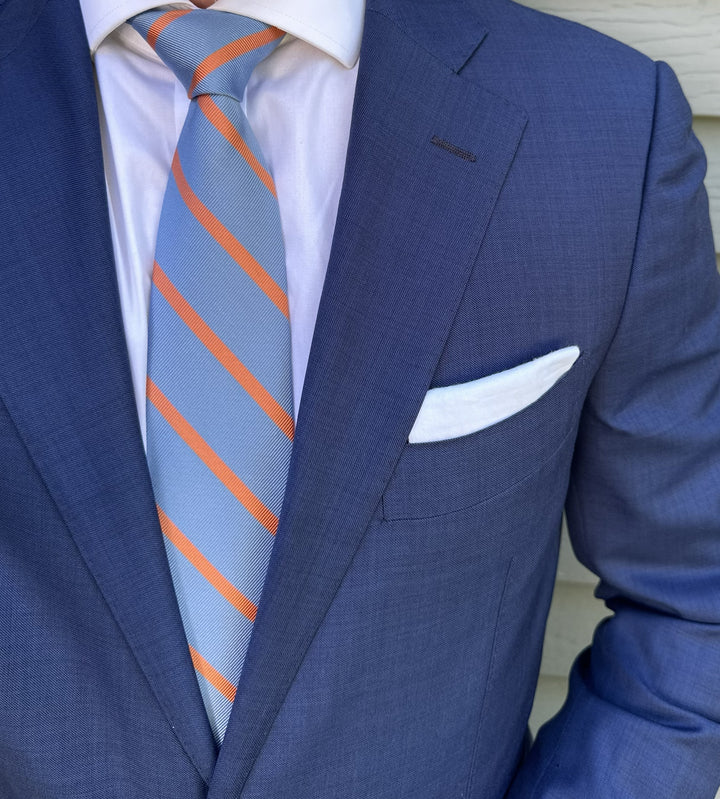 Fletcher Blue Stripe Tie