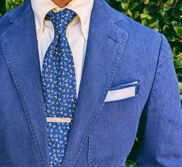 Blake Navy Floral Tie