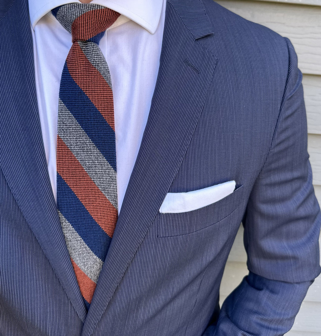 Fowler Wool Multi Stripe Tie