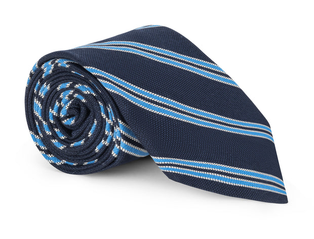 Graham Navy Stripe Tie