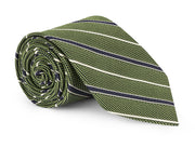 Harris Green Grenadine Stripe Tie