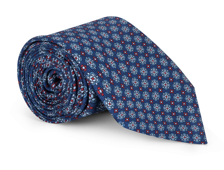 Heyward Navy Foulard Tie