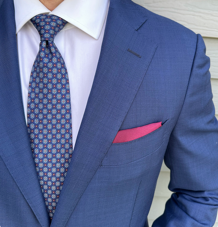 Heyward Navy Foulard Tie