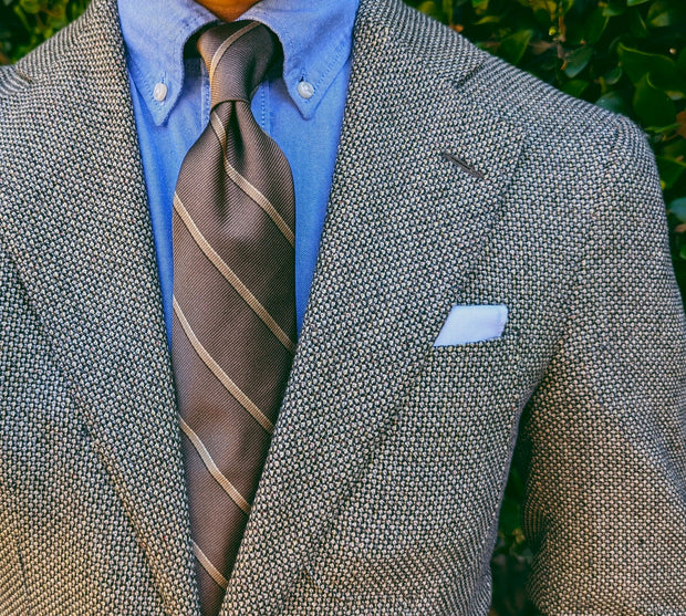 Jarvis Mocha Stripe Tie