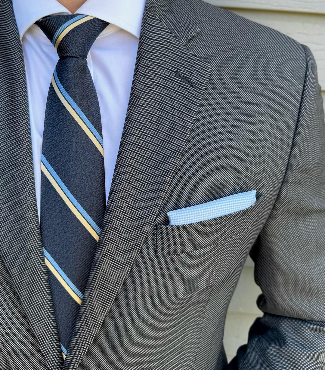 Java Navy Stripe Tie