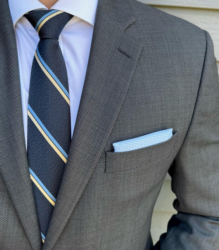Java Navy Stripe Tie