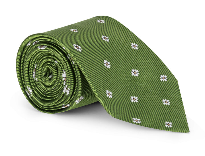 Kent Kelly Green Foulard Tie
