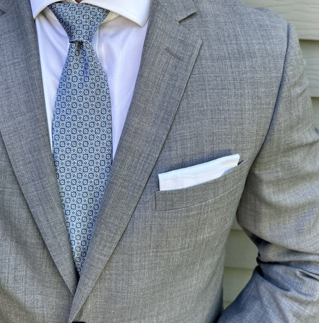 Kessel Blue Foulard Necktie