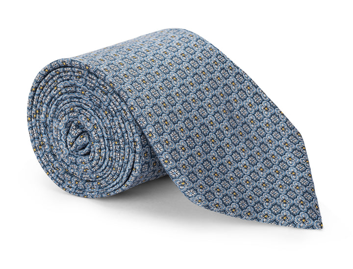 Kessel Blue Foulard Necktie