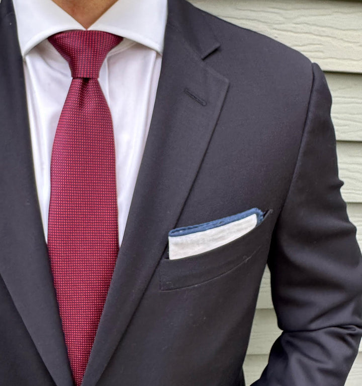 Rory Red Semi Solid Tie
