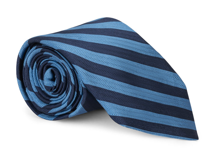 Lewiston Blue Stripe Tie
