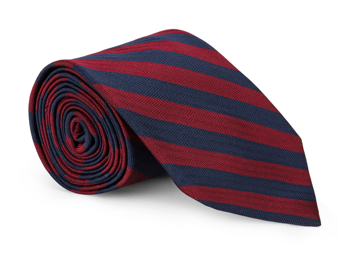 Lewiston Red Stripe Tie