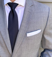 Mallory Navy Solid Tie