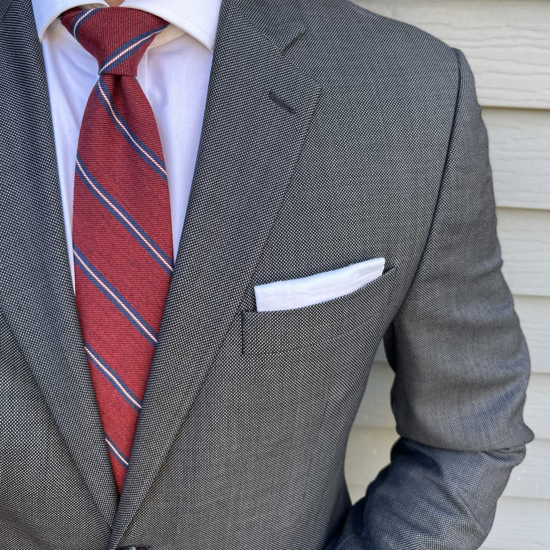 Manning Red Stripe Tie