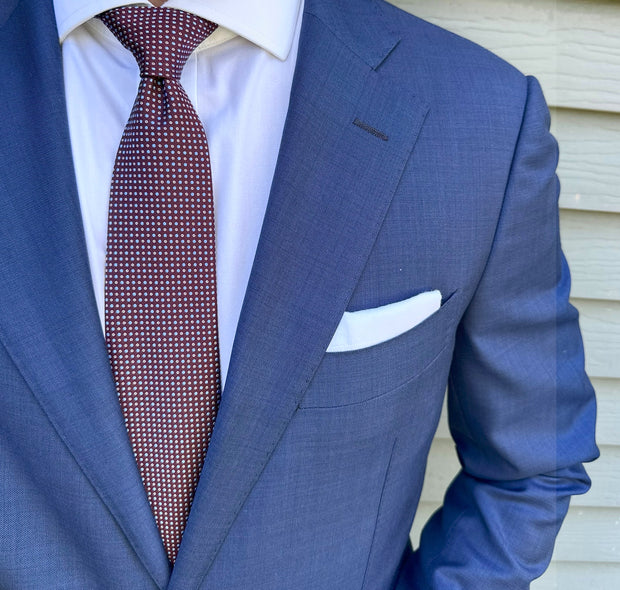McVeigh Wine Semi Solid Tie