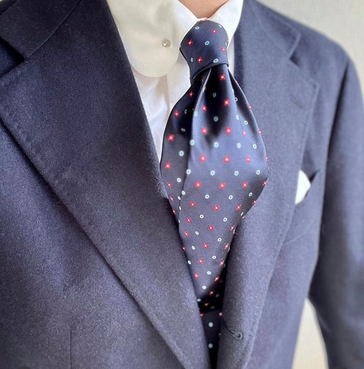 Alter Navy Foulard Tie