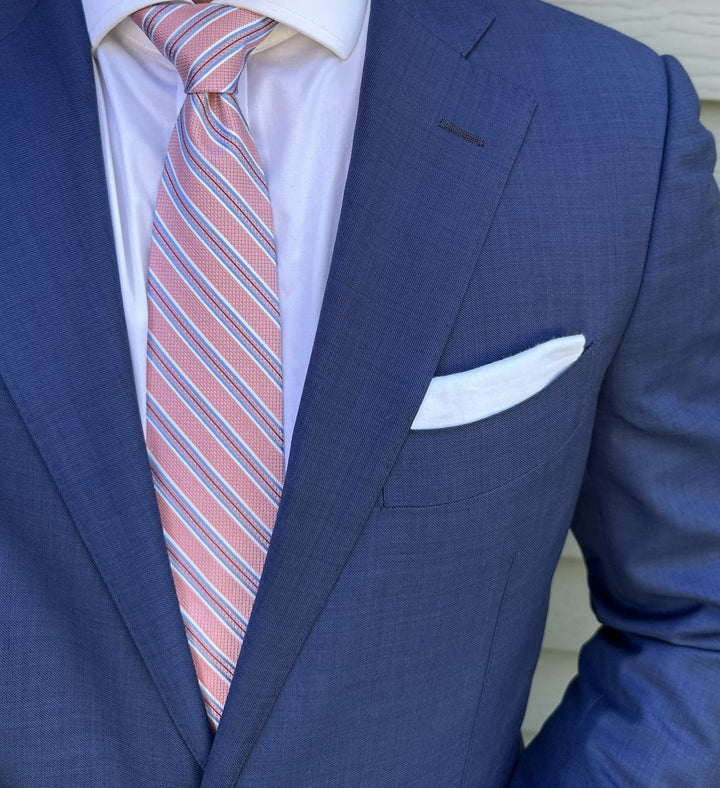 Osborn Pink Stripe Tie