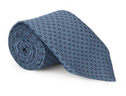 Pierce Blue Micro Squares Tie