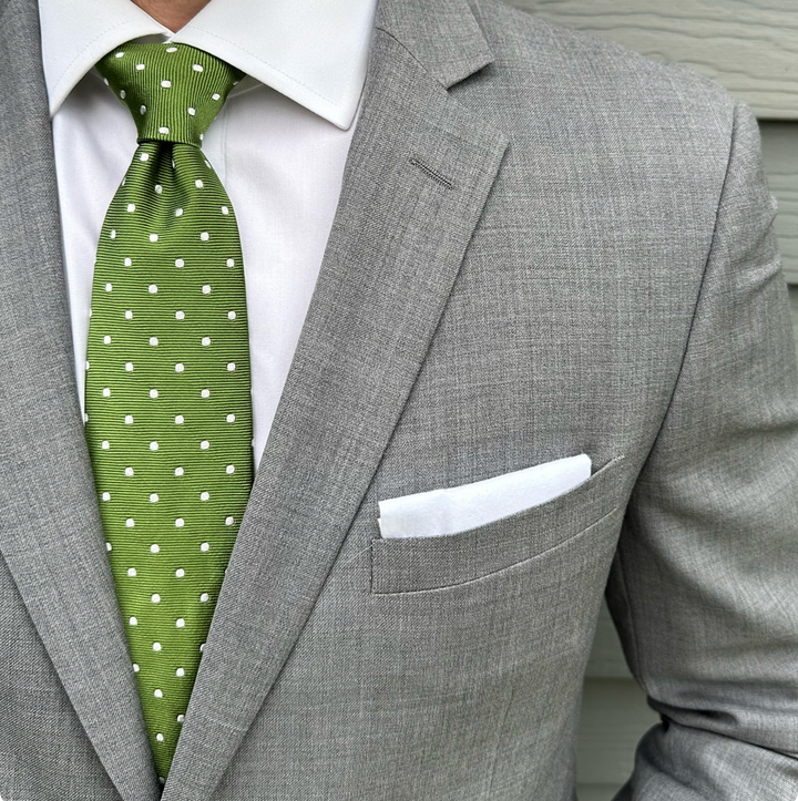 Powell Kelly Green Dot Tie