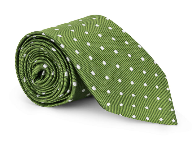 Powell Kelly Green Dot Tie