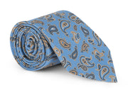 Quinlan Light Blue Paisley Tie