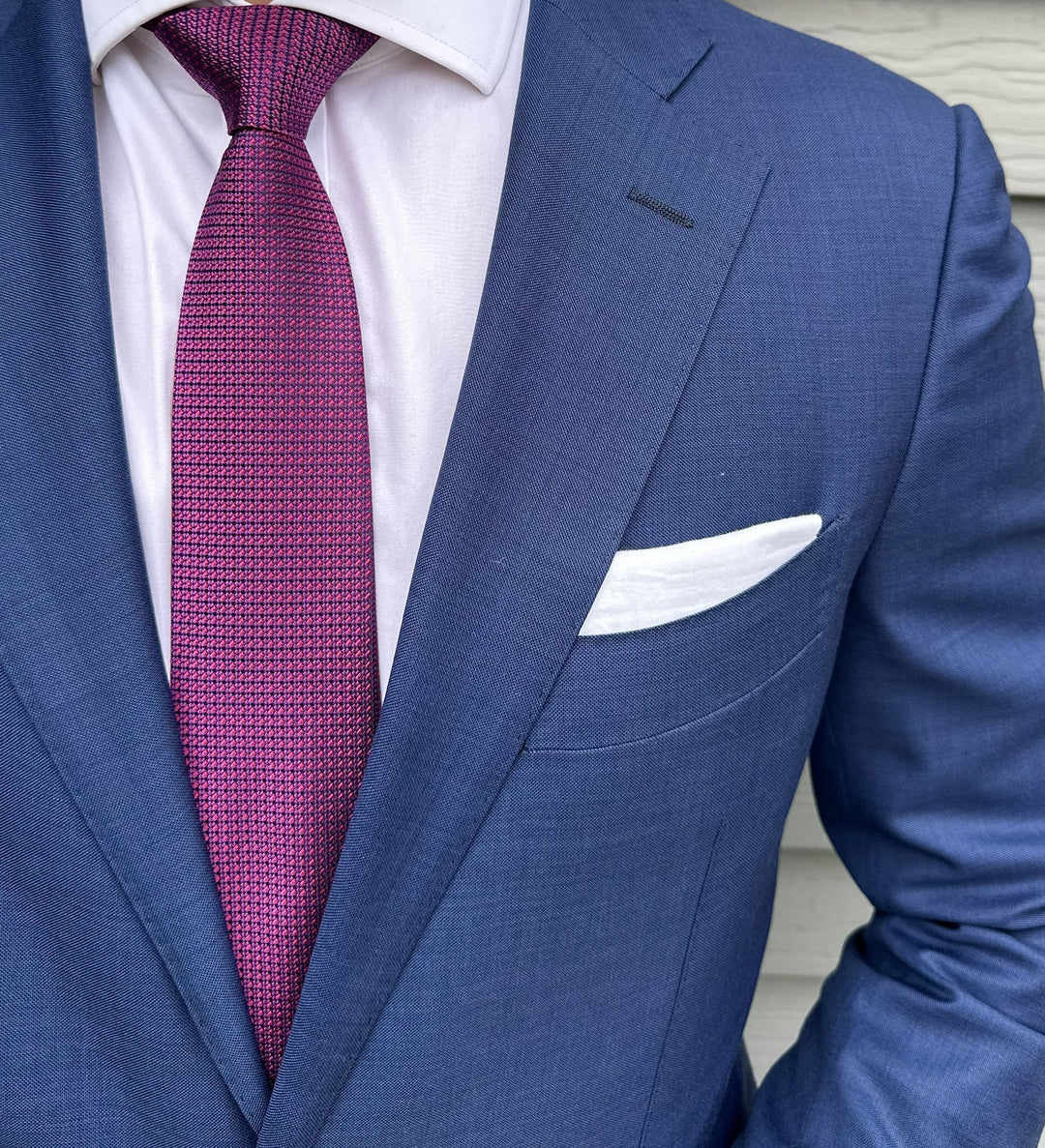 Reade Berry Semi Solid Tie