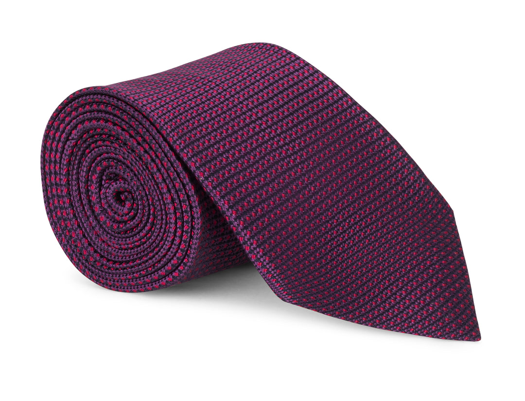 Reade Berry Semi Solid Tie