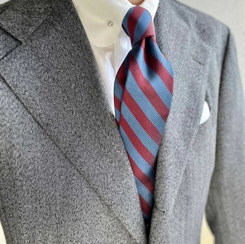 Pelton Blue Stripe Tie