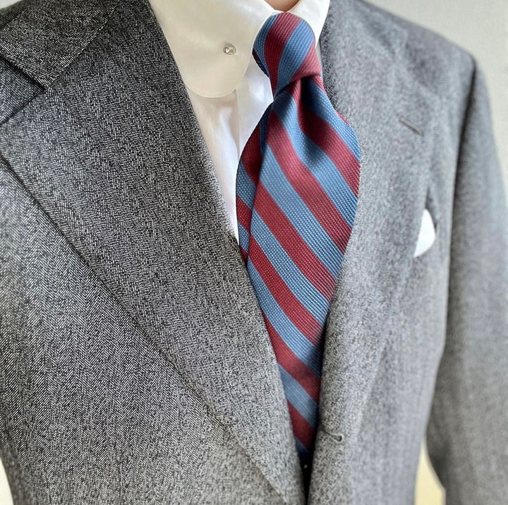 Pelton Blue Stripe Tie