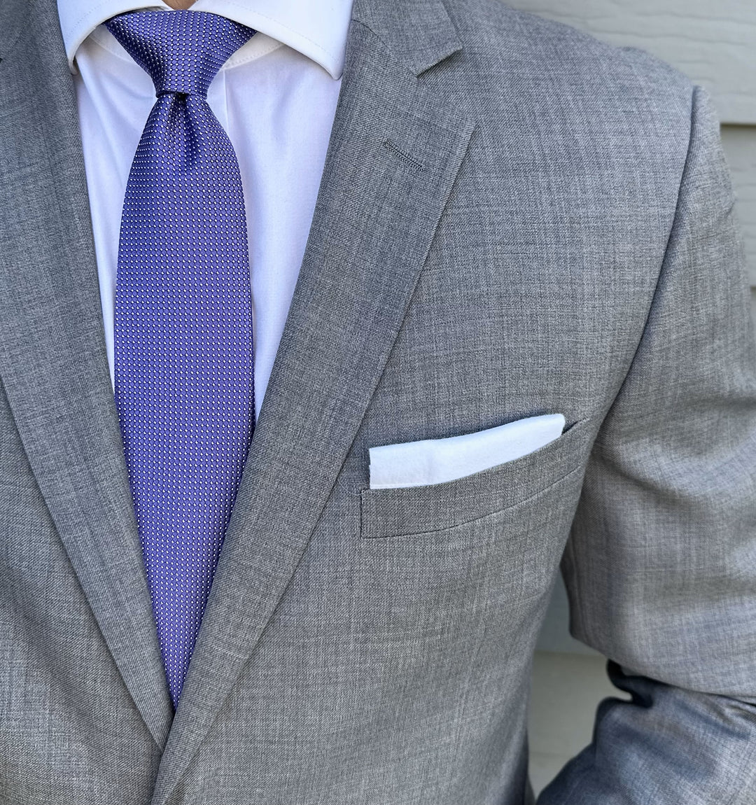 Richmond Purple Semi Solid Tie