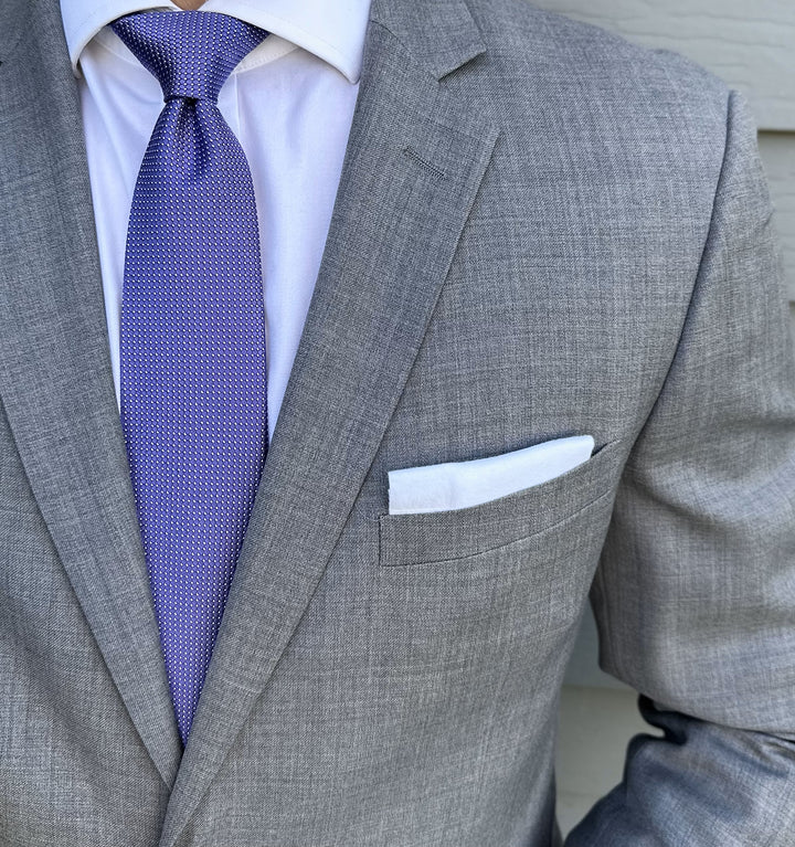 Richmond Purple Semi Solid Tie