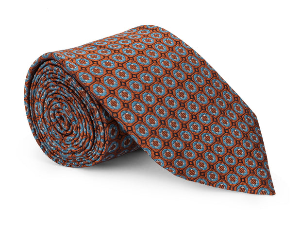 Rowan Orange Geo Tie