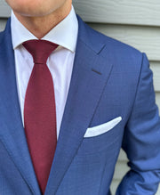 Russel Wine Grenadine Solid Tie