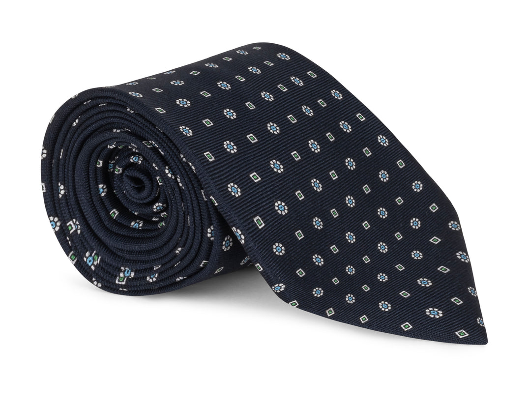 Rutledge Navy Micro Geo Tie