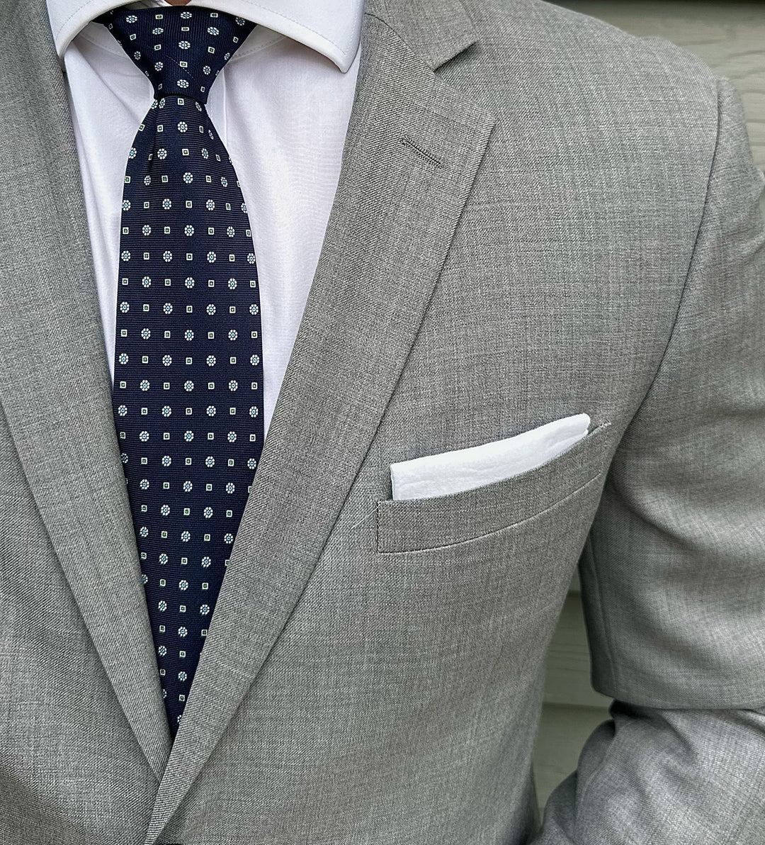 Rutledge Navy Micro Geo Tie